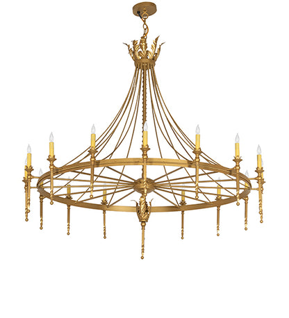 56" Wide Amaury 16 Light Chandelier by Meyday Lighting
