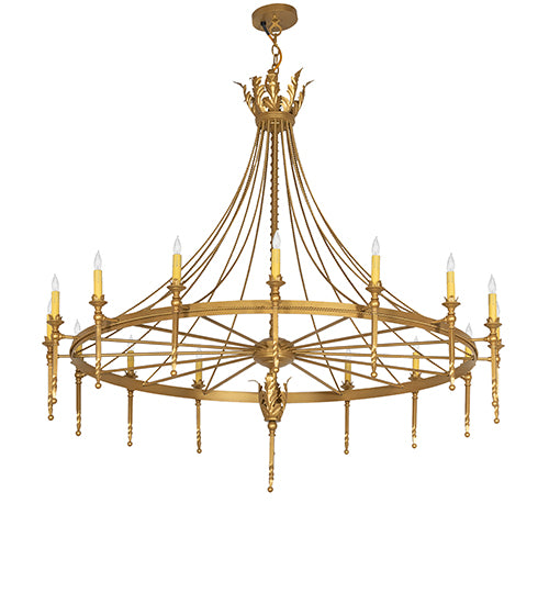56" Wide Amaury 16 Light Chandelier by Meyday Lighting