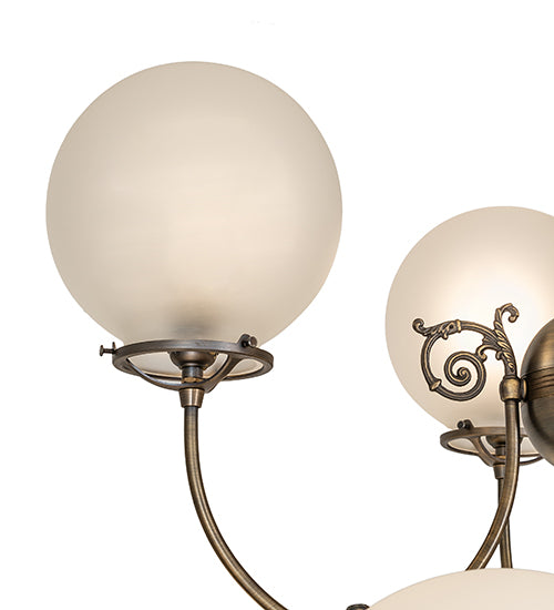 40" Wide Revival Gas & Electric 12 Light Chandelier