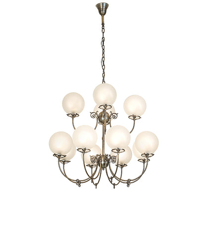 40" Wide Revival Gas & Electric 12 Light Chandelier