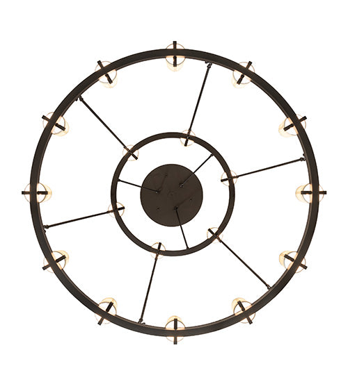 64" Wide Loxley 18 Light Two Tier Chandelier by Meyda Lighting