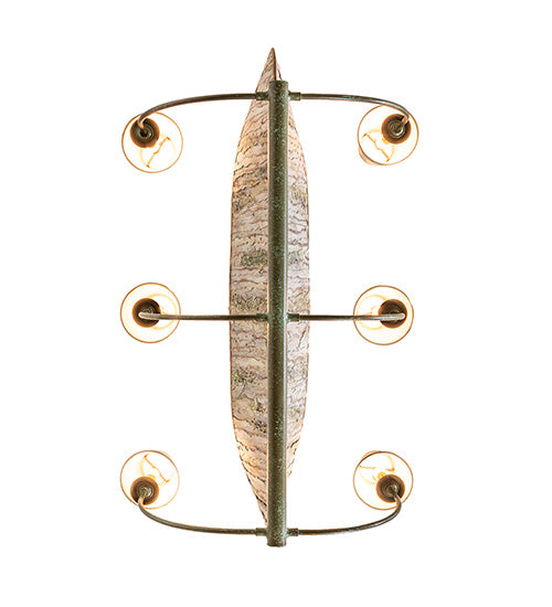 35" Long Canoe 4 Light Chandelier by Meyda Lighting