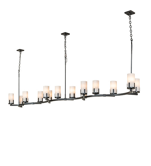 118" Long Cero 14 Light Oblong Chandelier