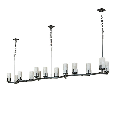 118" Long Cero 14 Light Oblong Chandelier