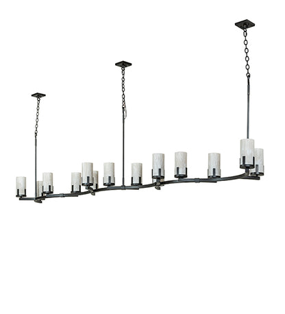 118" Long Cero 14 Light Oblong Chandelier