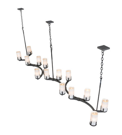 118" Long Cero 14 Light Oblong Chandelier