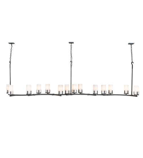 118" Long Cero 14 Light Oblong Chandelier