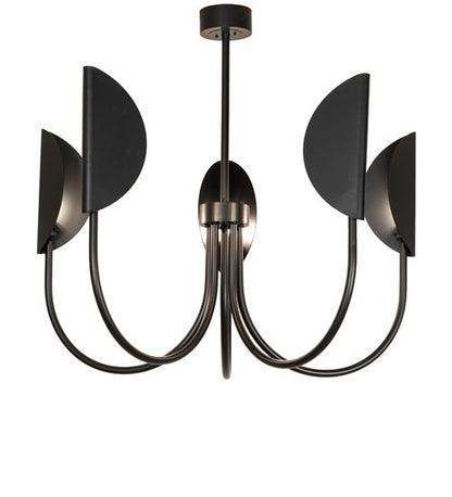 54" Wide 5 Light Quinn Chandelier by Meyda Lighting