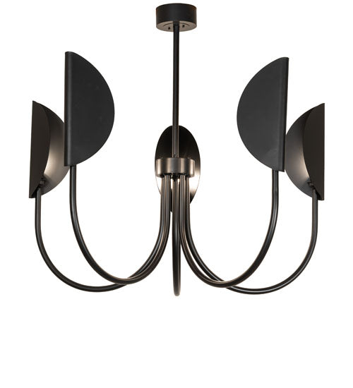 54" Wide 5 Light Quinn Chandelier by Meyda Lighting