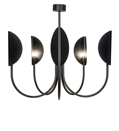 54" Wide 5 Light Quinn Chandelier by Meyda Lighting