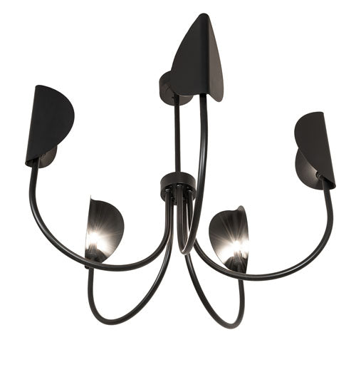 54" Wide 5 Light Quinn Chandelier by Meyda Lighting