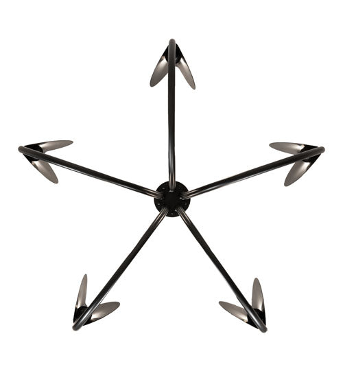 54" Wide 5 Light Quinn Chandelier by Meyda Lighting