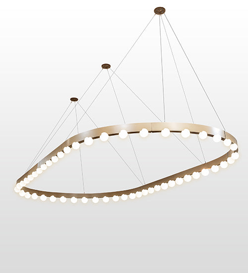 241" Long Indianapolis Oval 52 Light Chandelier