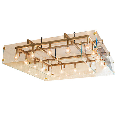 90" Square Hatley 16 Light Chandelier by Meyda Lighting