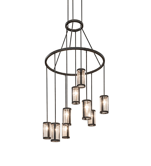 48" Wide Cartier 9 Light Chandelier by Meyda Lighting