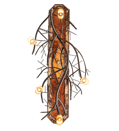 71" Long Winter Solstice Cilindro 5 Light Oblong Chandelier by Meyda Lighting