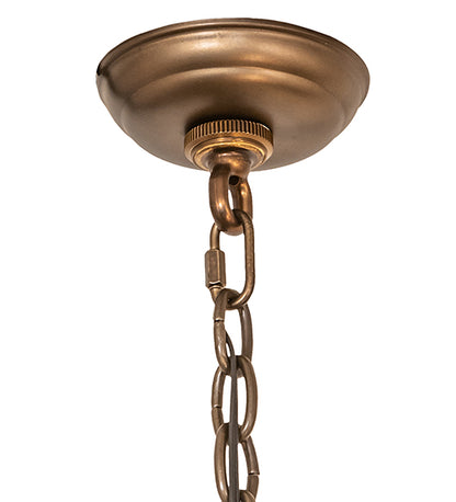 74" Long Antlers 8 Light Oblong Chandelier