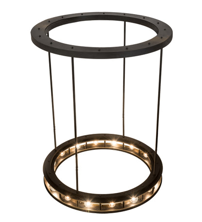 49" Wide Alva Cilindro 16 Light Pendant