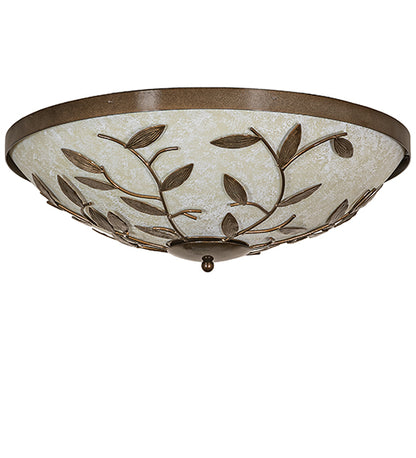 24" Wide Branches Flushmount