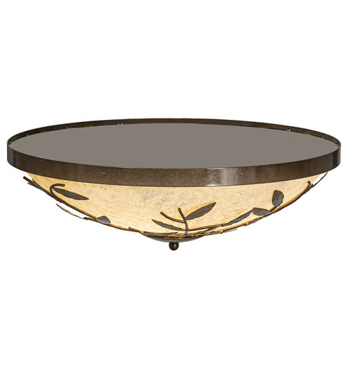 24" Wide Branches Flushmount