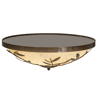 24" Wide Branches Flushmount