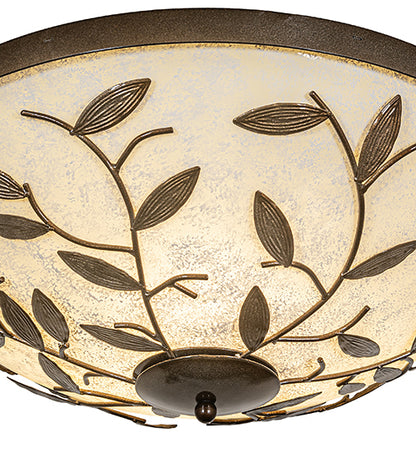 24" Wide Branches Flushmount