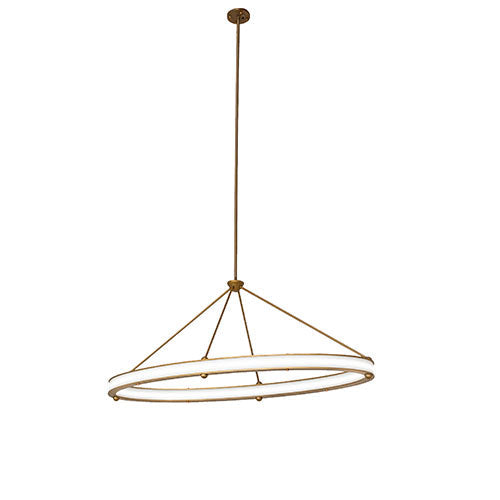 64" Long Anillo Gemini Oblong Pendant