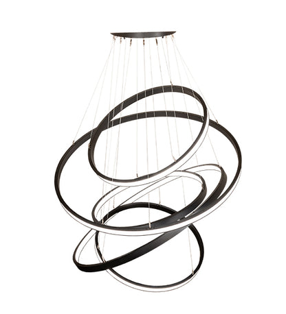 Anillo Cascading Chandelier – 60" Wide, 5 Halos
