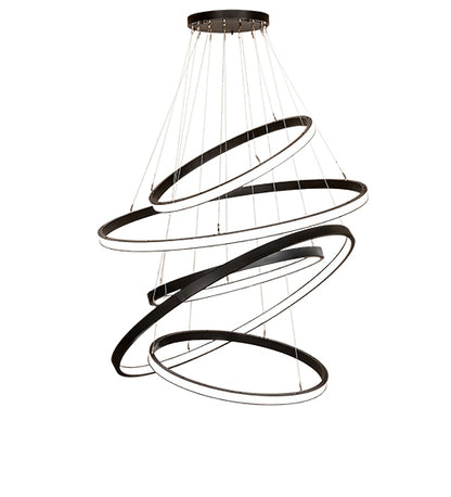 Anillo Cascading Chandelier – 60" Wide, 5 Halos