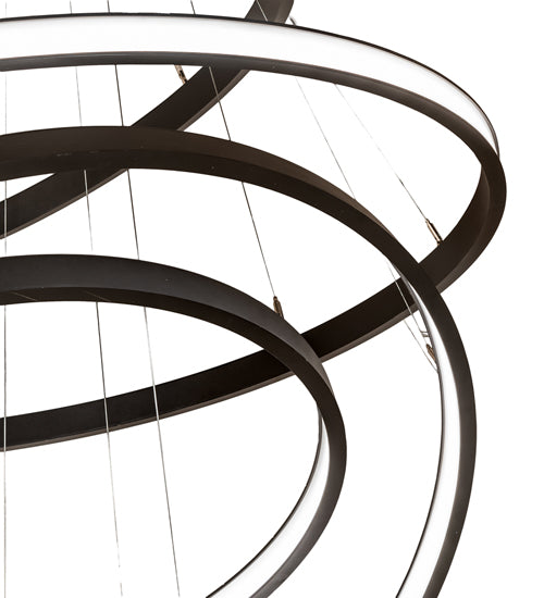 Anillo Cascading Chandelier – 60" Wide, 5 Halos