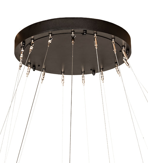 Anillo Cascading Chandelier – 60" Wide, 5 Halos