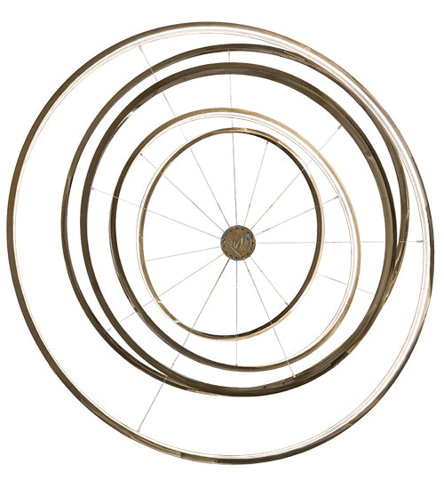 60" Wide Anillo 4 Ring Cascading Pendant