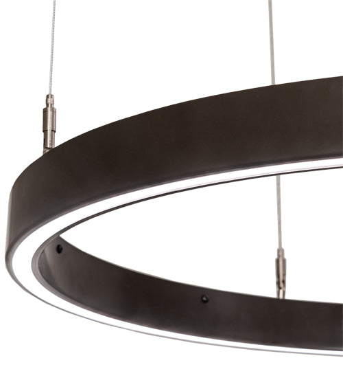 87" Wide Anillo 4 Ring Pendant by Meyda Lighting