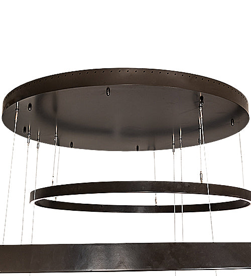 87" Wide Anillo 4 Ring Pendant by Meyda Lighting
