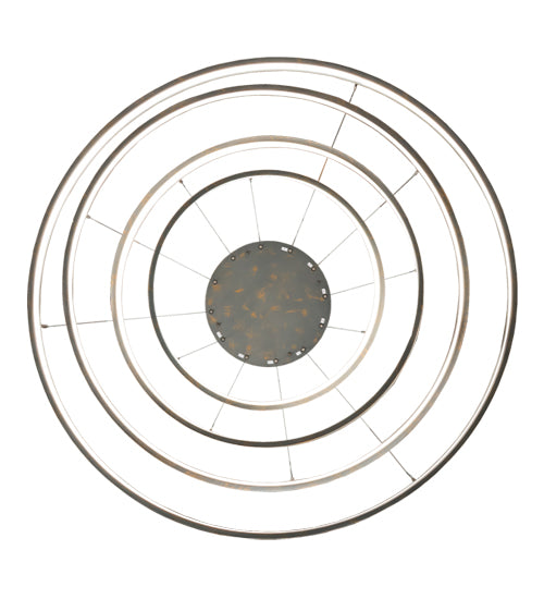 48" Wide Anillo 4 Ring Cascading Pendant by Meyda Lighting