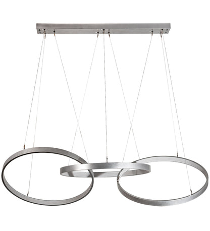 72" Long Anillo 3 Ring Cascading Pendant by Meyda Lighting