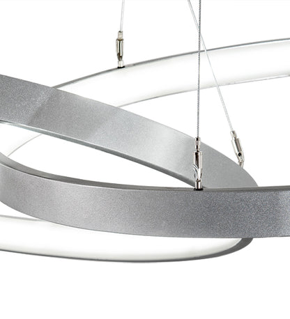 72" Long Anillo 3 Ring Cascading Pendant by Meyda Lighting