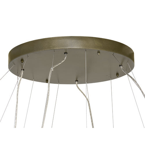 60" Wide Anillo 4 Ring Cascading Chandelier by Meyda Lighting