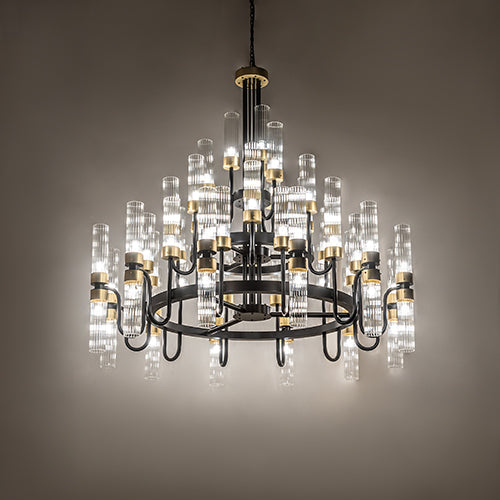 66" Wide Kahler 54 Light Chandelier