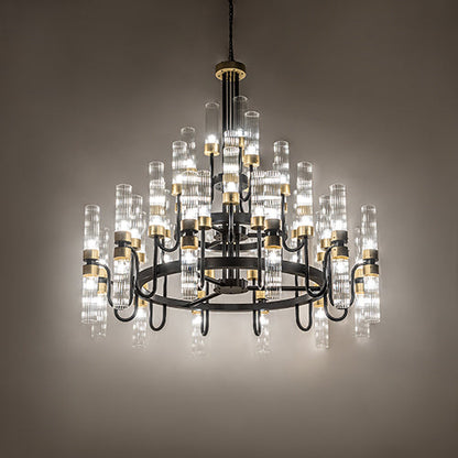 66" Wide Kahler 54 Light Chandelier