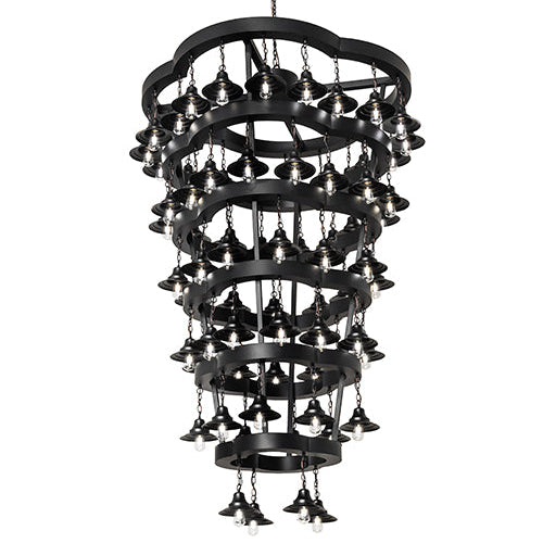 60" Wide Cretella 72 Light Six Tier Chandelier