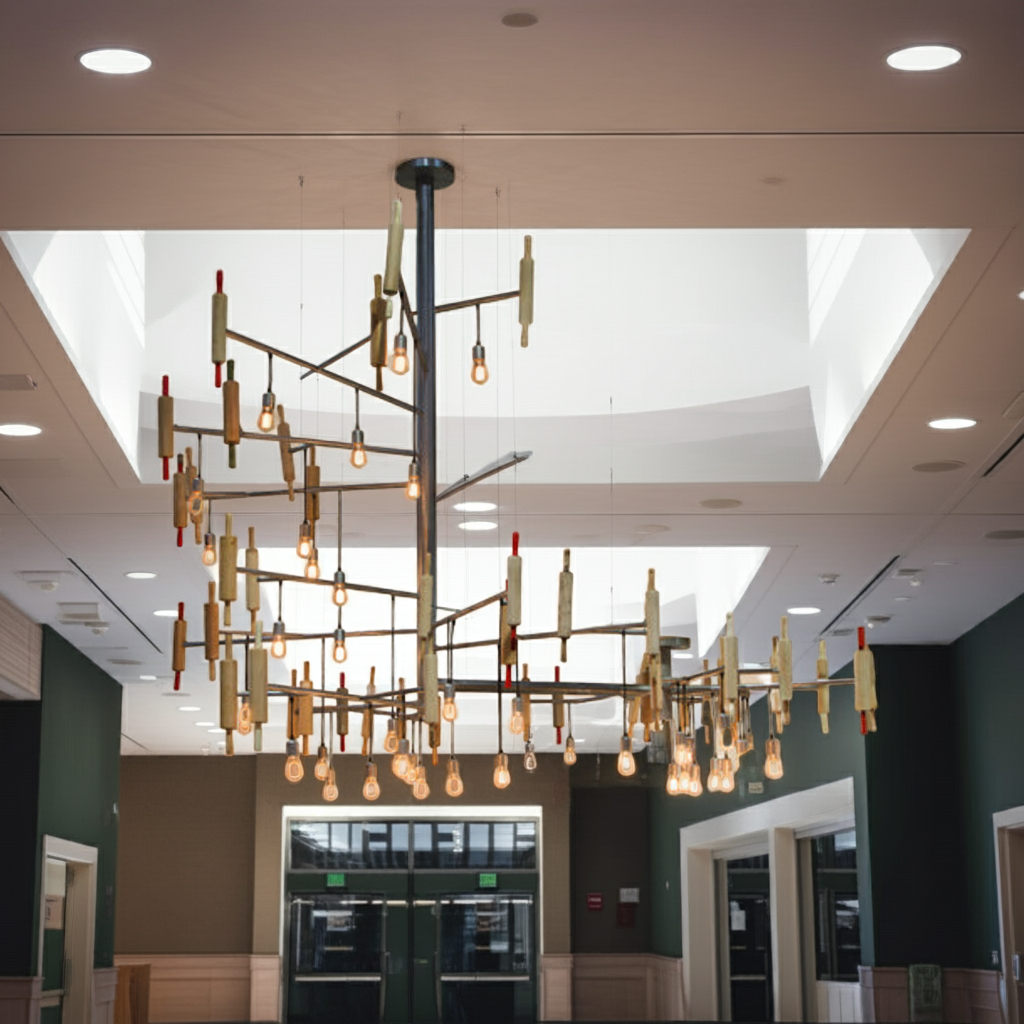 123" Long Alva Kavel Chandelier
