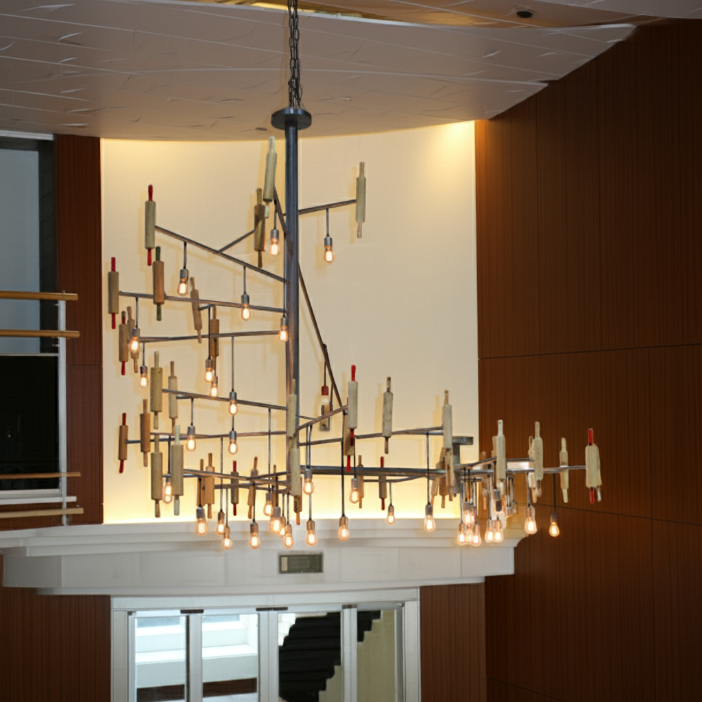 123" Long Alva Kavel Chandelier