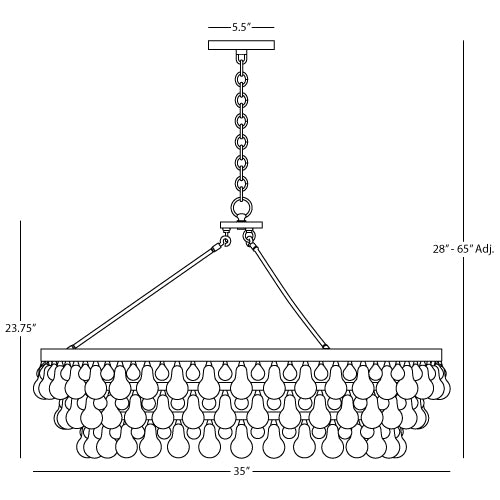 Bling Chandelier