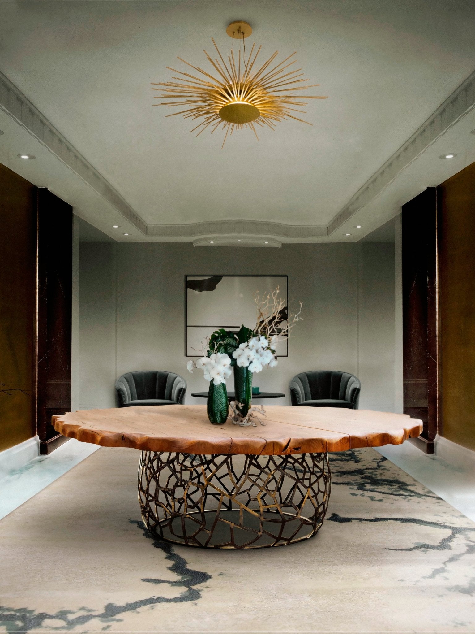 Apis II Dining Table - Wiggins ChandelierBrabbuWiggins ChandelierDining Table