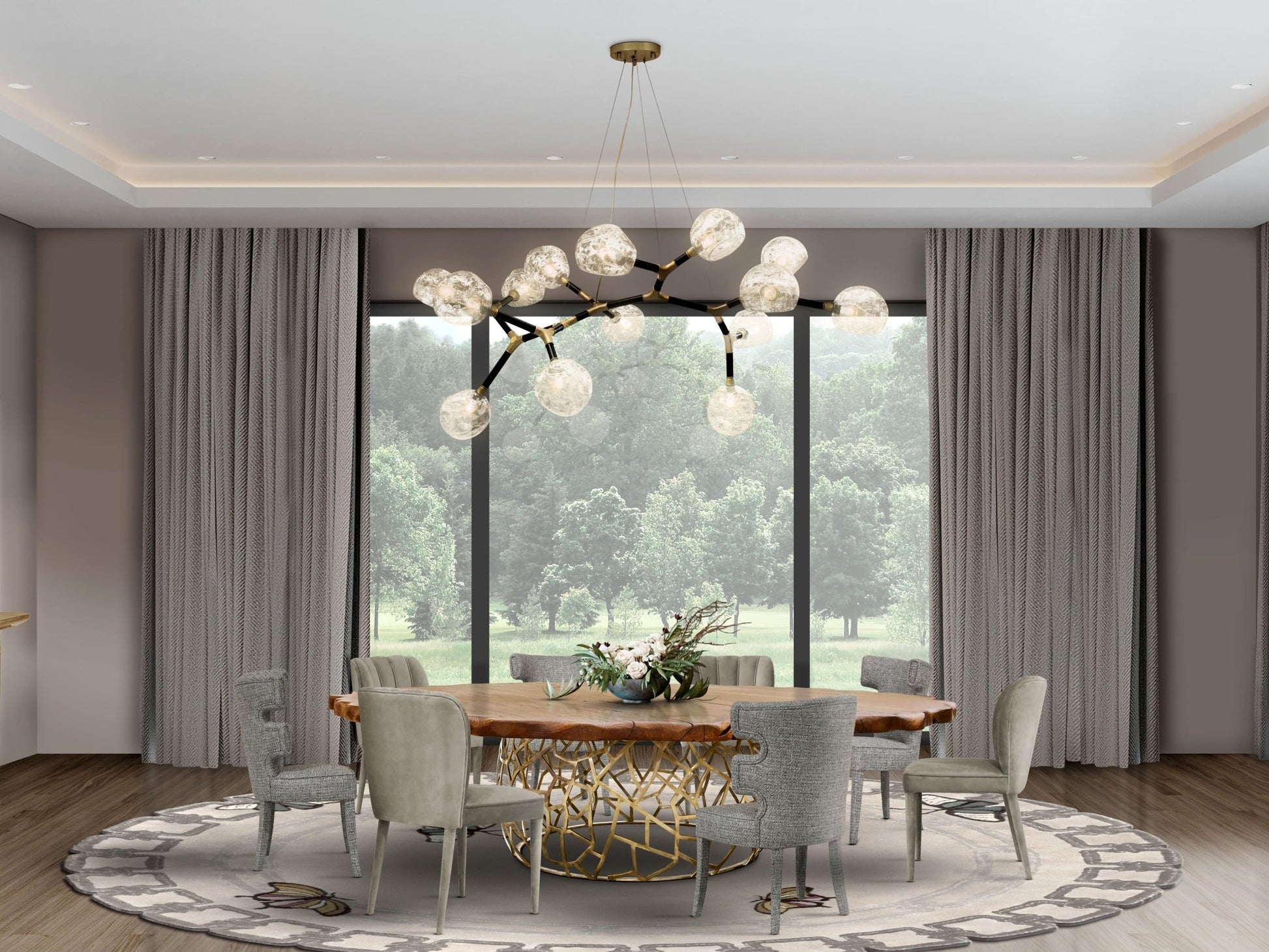 Apis II Dining Table - Wiggins ChandelierBrabbuWiggins ChandelierDining Table