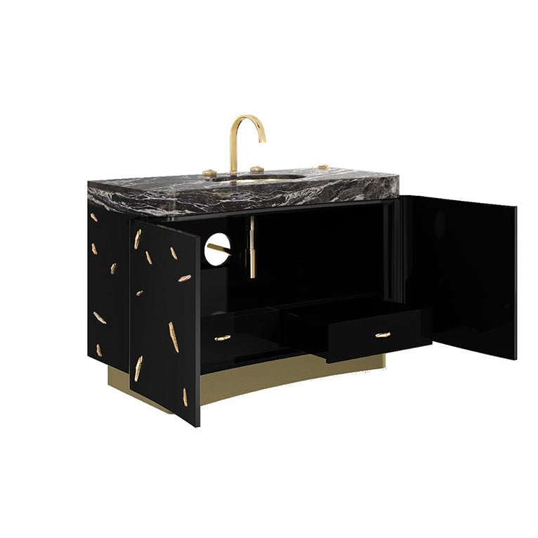 Baraka Single Vanity Cabinet - Wiggins ChandelierMaison ValentinaWiggins ChandelierVanity Cabinet