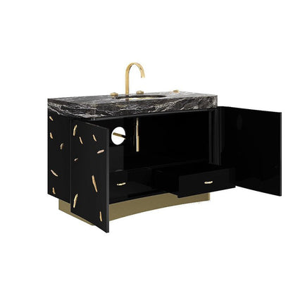 Baraka Single Vanity Cabinet - Wiggins ChandelierMaison ValentinaWiggins ChandelierVanity Cabinet