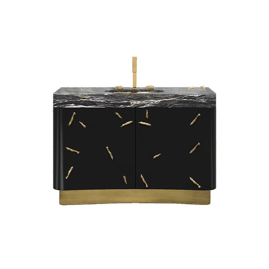 Baraka Single Vanity Cabinet - Wiggins ChandelierMaison ValentinaWiggins ChandelierVanity Cabinet