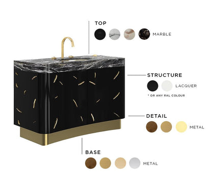 Baraka Single Vanity Cabinet - Wiggins ChandelierMaison ValentinaWiggins ChandelierVanity Cabinet